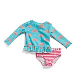 Kids Swim Set - Rainbow Print